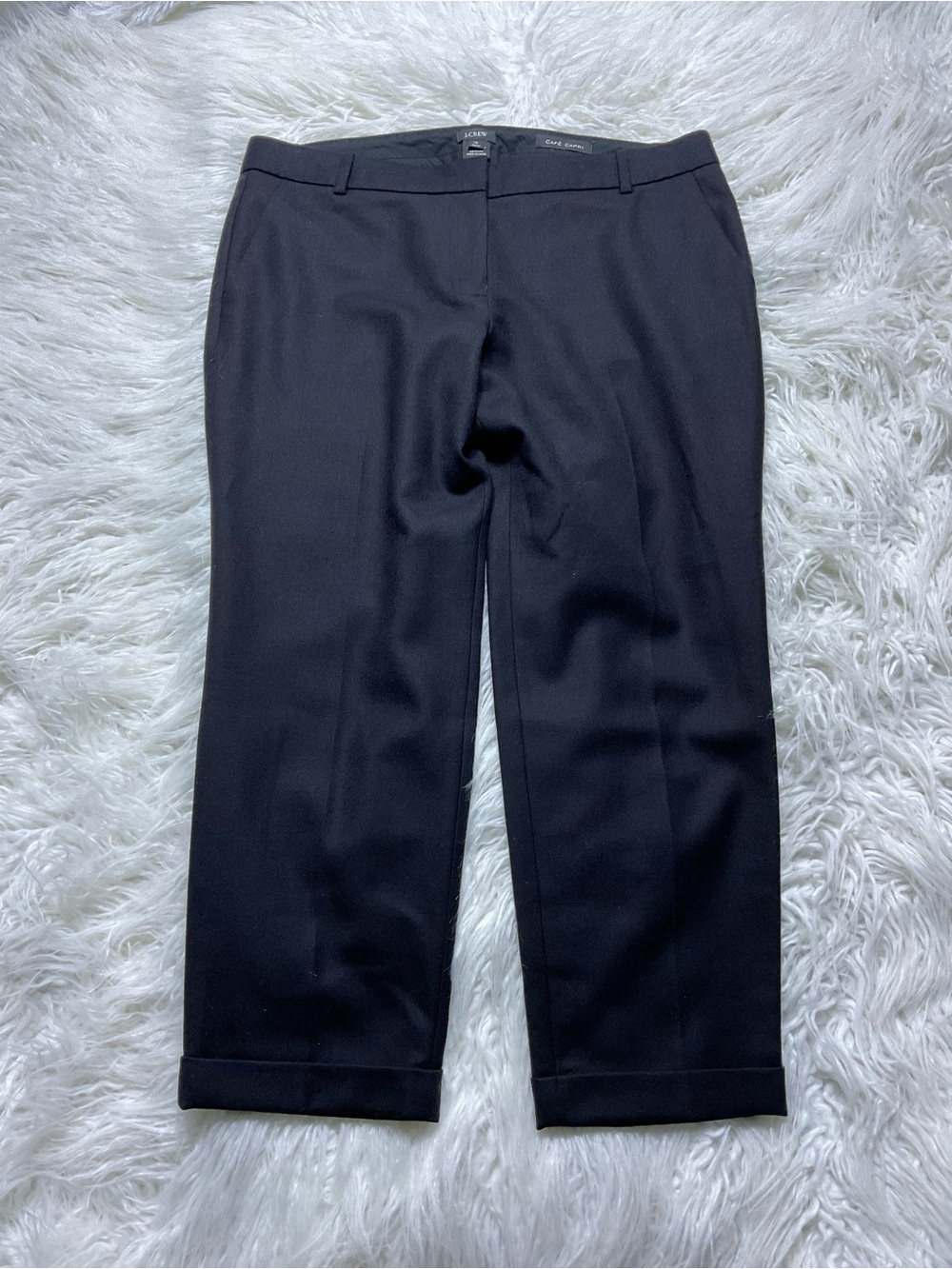 J.Crew Pure Wool Café Capri Ankle Pants